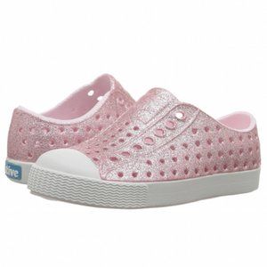 NWT Natives- Jefferson Bling in Milk Pink Bling/Shell White